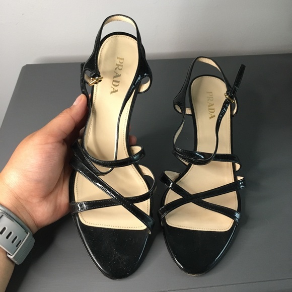 Prada Shoes - FINAL PRICE! Prada Black Wedges